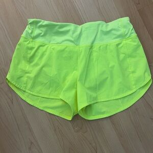 Neon Lululemon Shorts